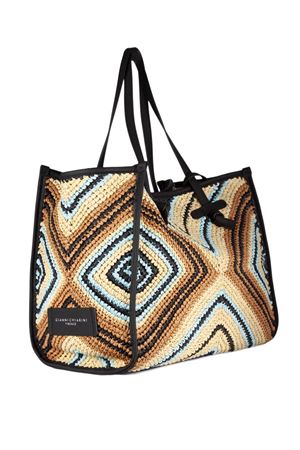 Marcella shopping bag in woven straw GIANNI CHIARINI | BS6850COMMESIR10313